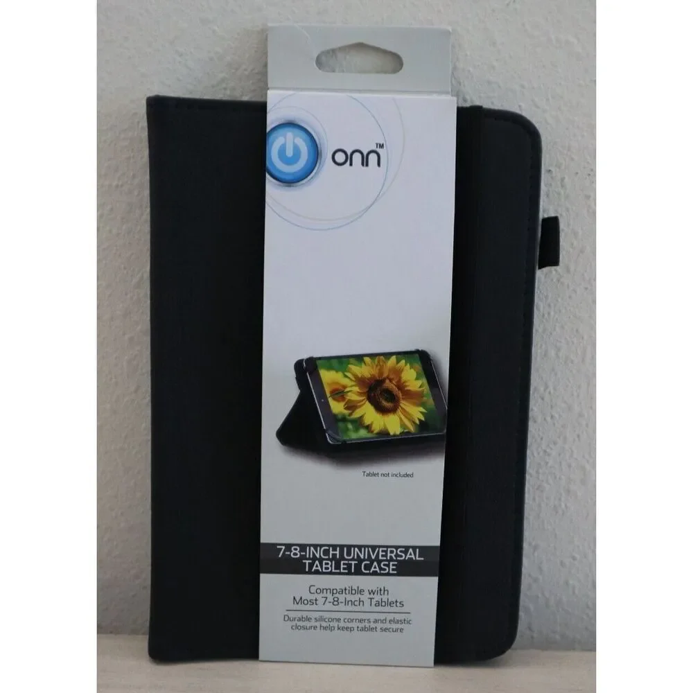 onn 0NA16TA007 Black Universal Tablet Case Compatible With Most  7